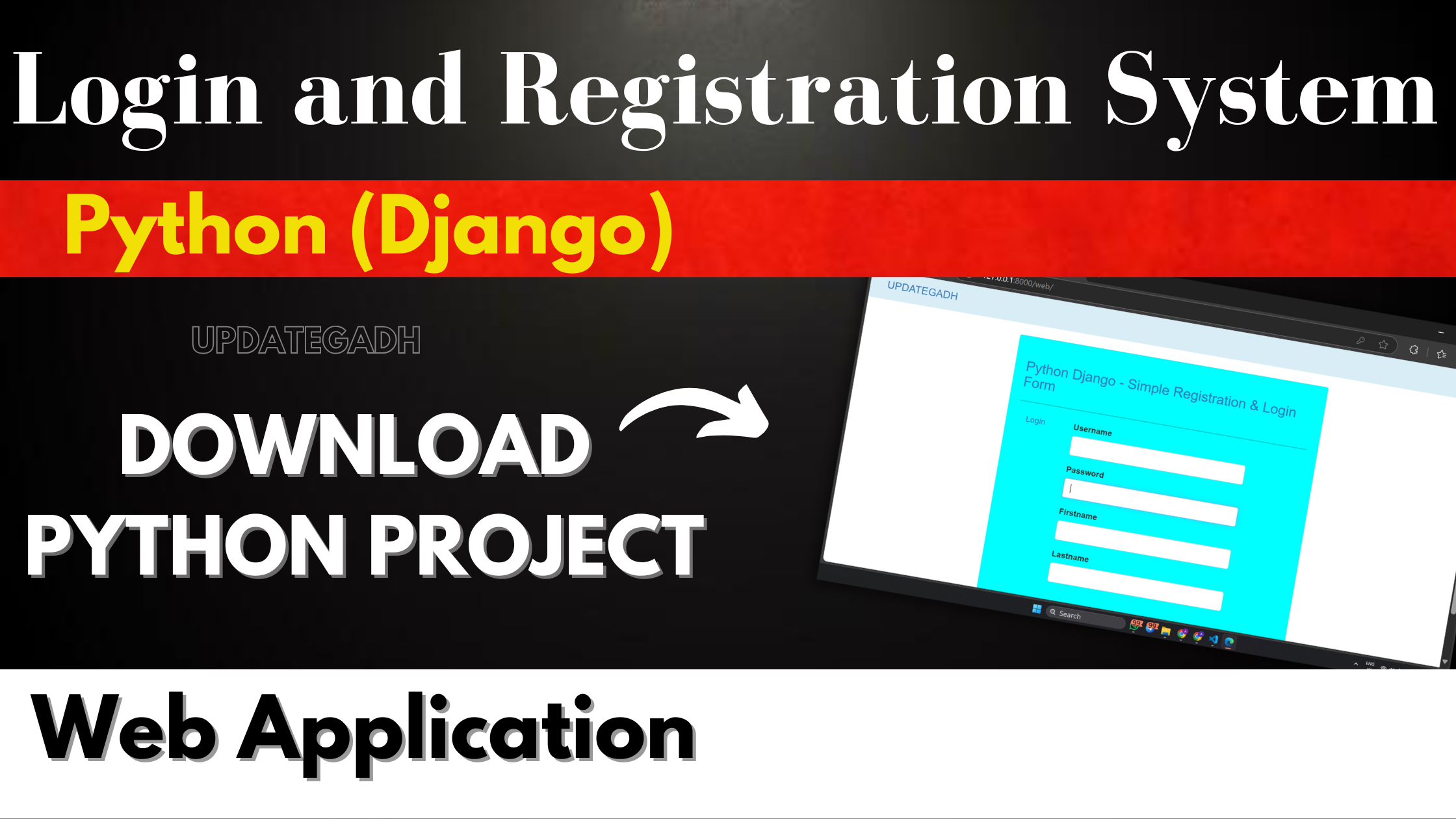 Django Login and Registration System with Source Code