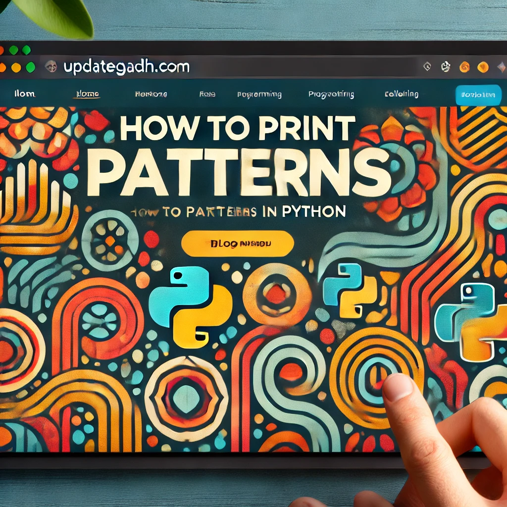 How to Print Patterns in Python