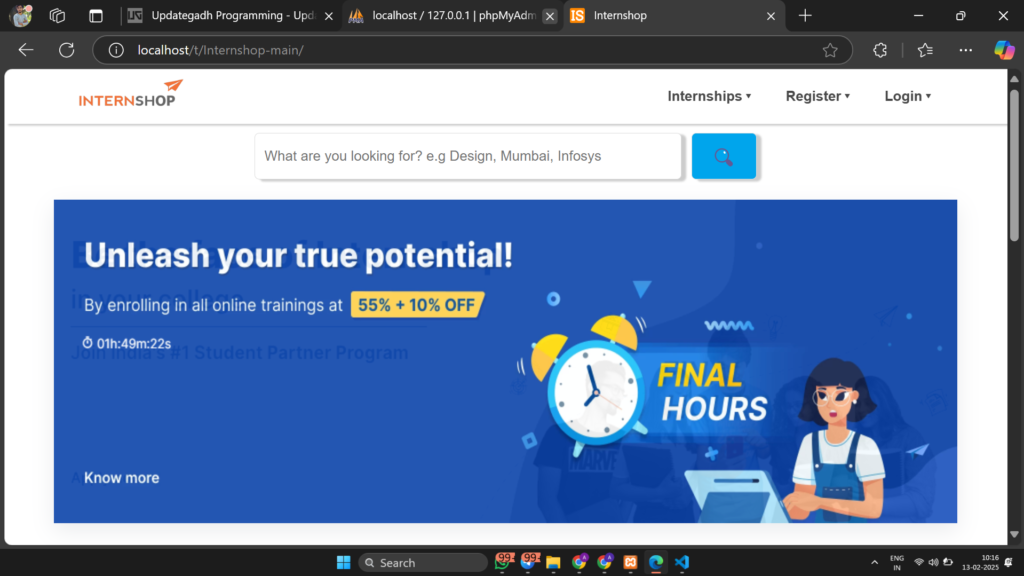 Screenshot-2025-02-13-101629-1024x576 Internshop: Internship Management System in PHP with MySQL