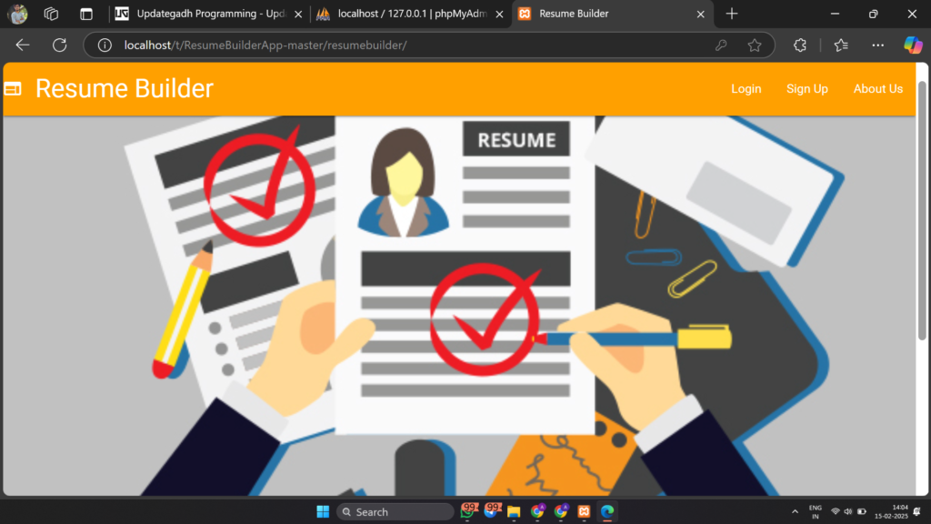 Screenshot-2025-02-15-140453-1024x576 Resume Builder Web Application Project in PHP Source Code