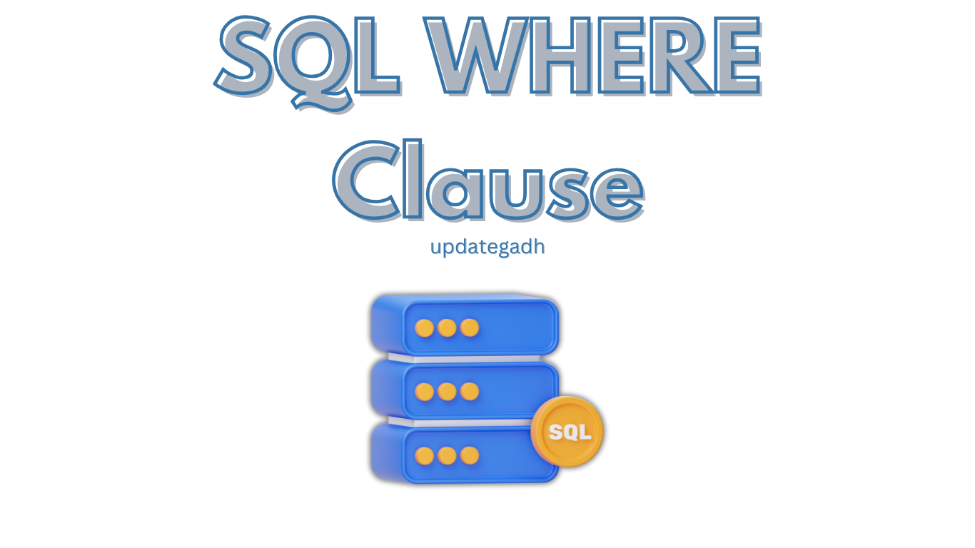 SQL WHERE Clause