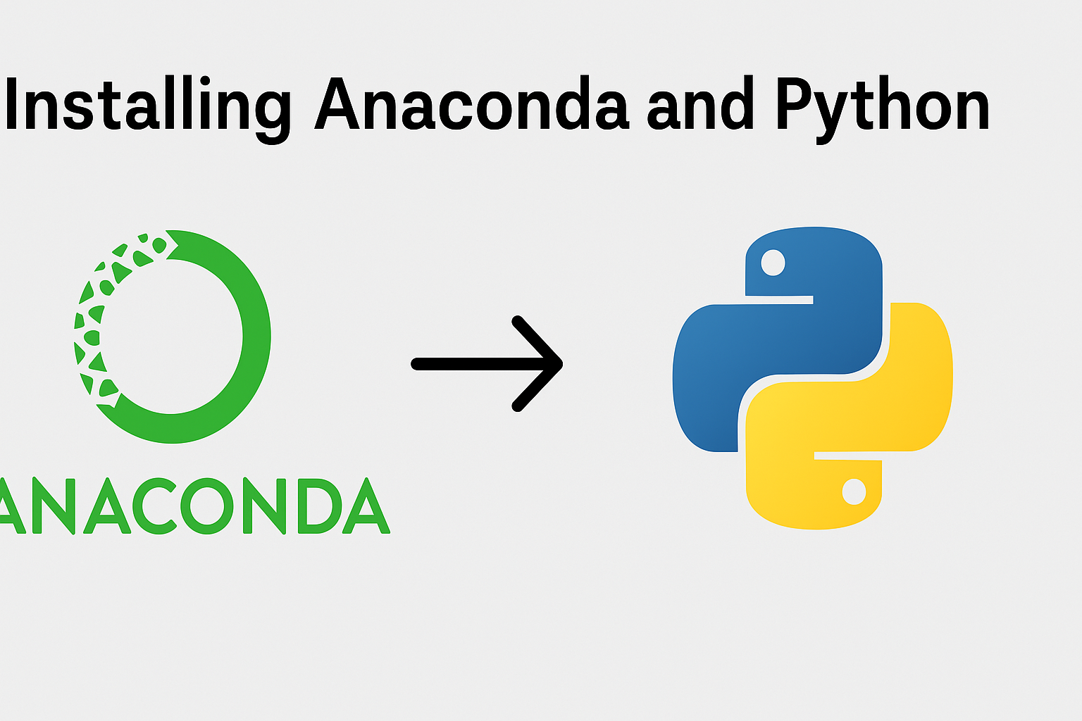 installing anaconda and python