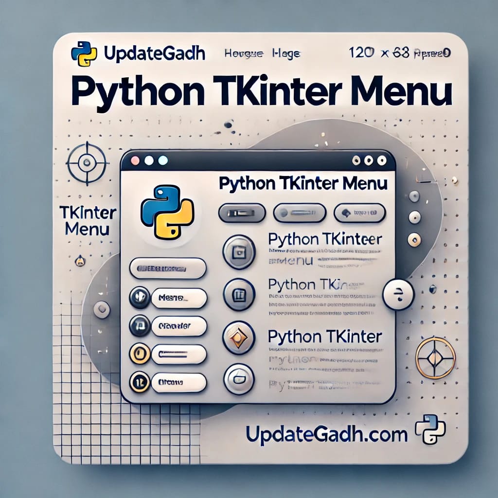 Python Tkinter Menu