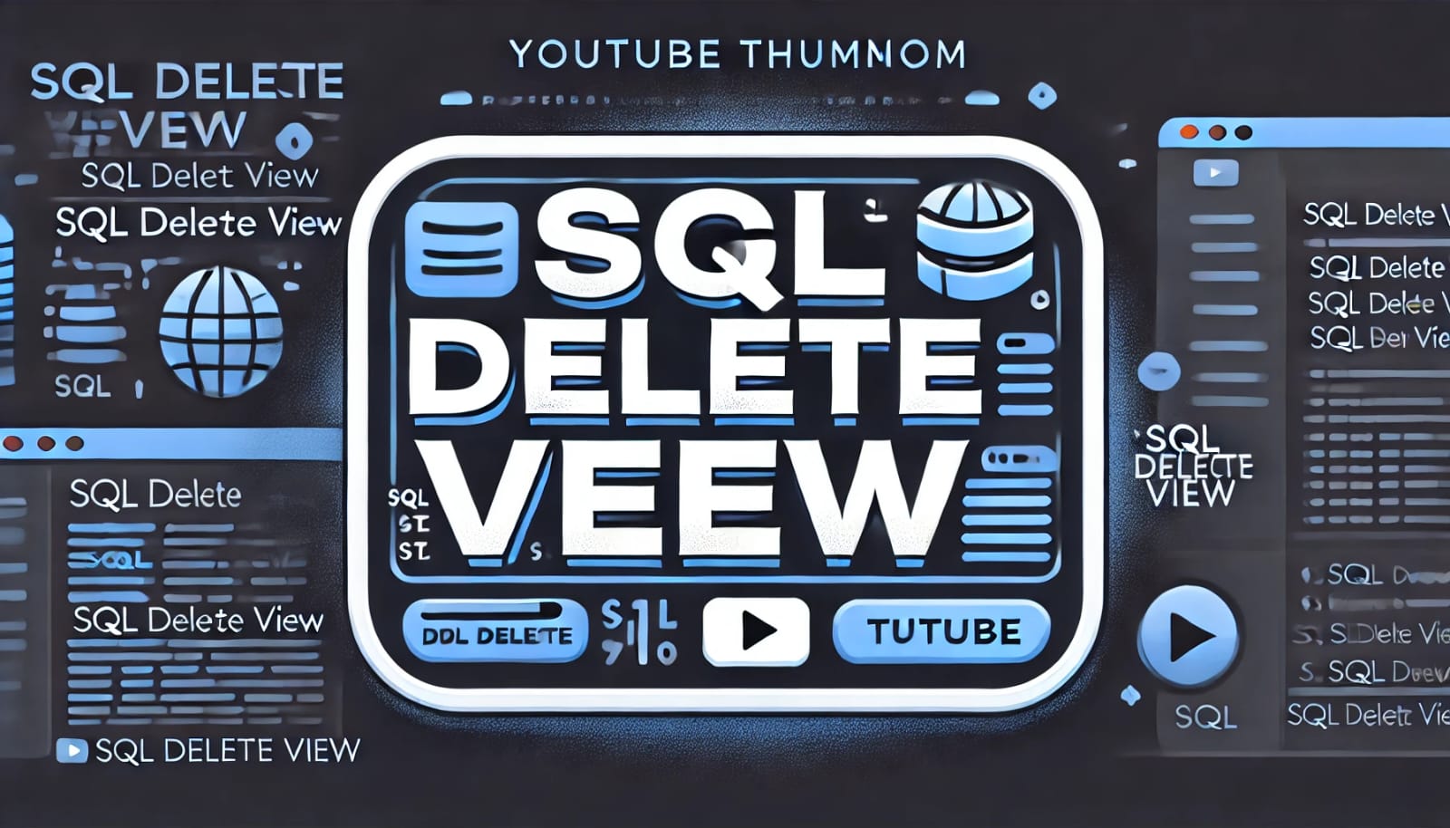 SQL DELETE VIEW