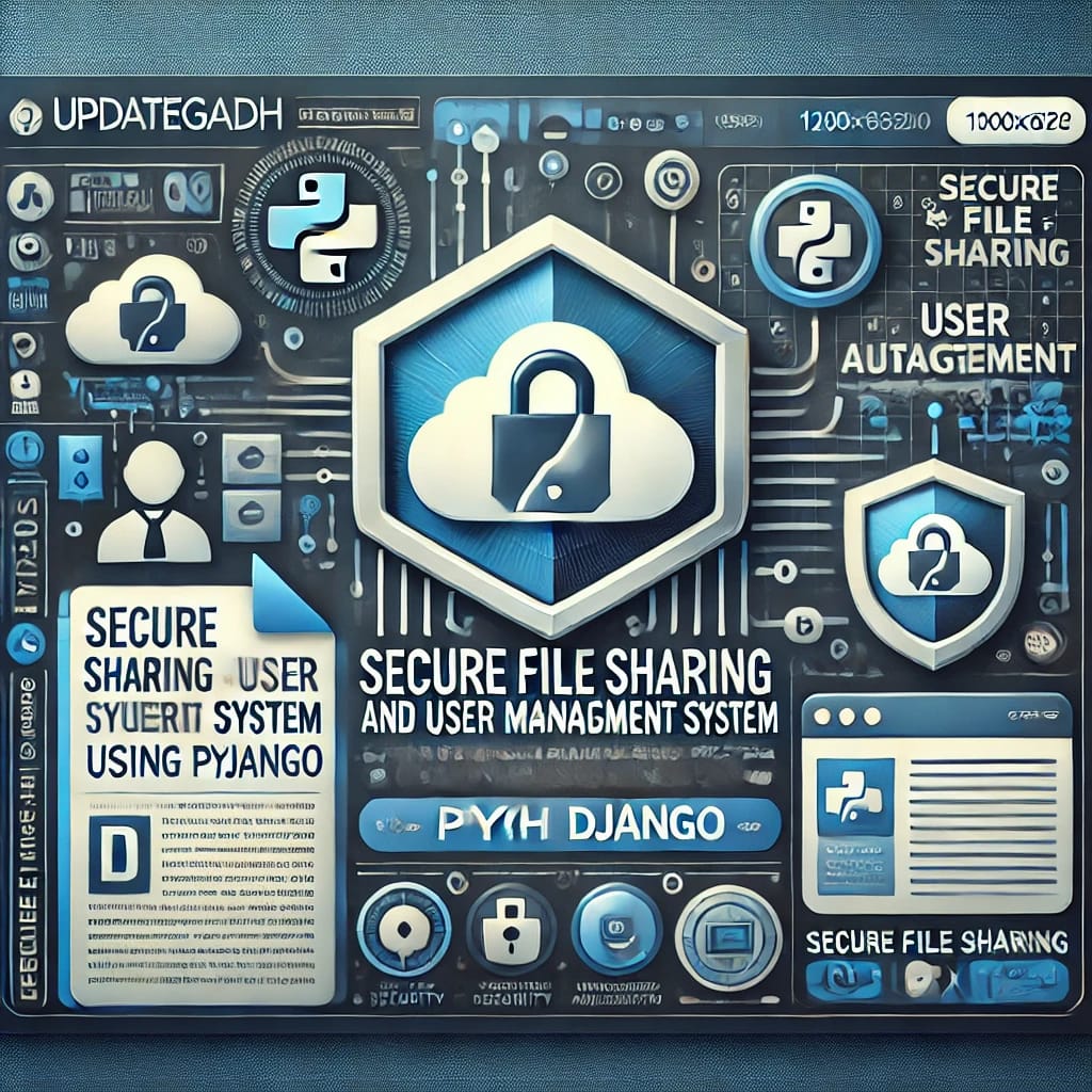 Secure File Sharing and User Management System