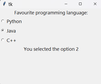 image-33 Python Tkinter Radiobutton
