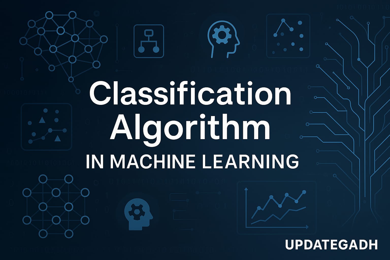 🔍 Classification Algorithm in Machine Learning | Explained with Examples – Updategadh