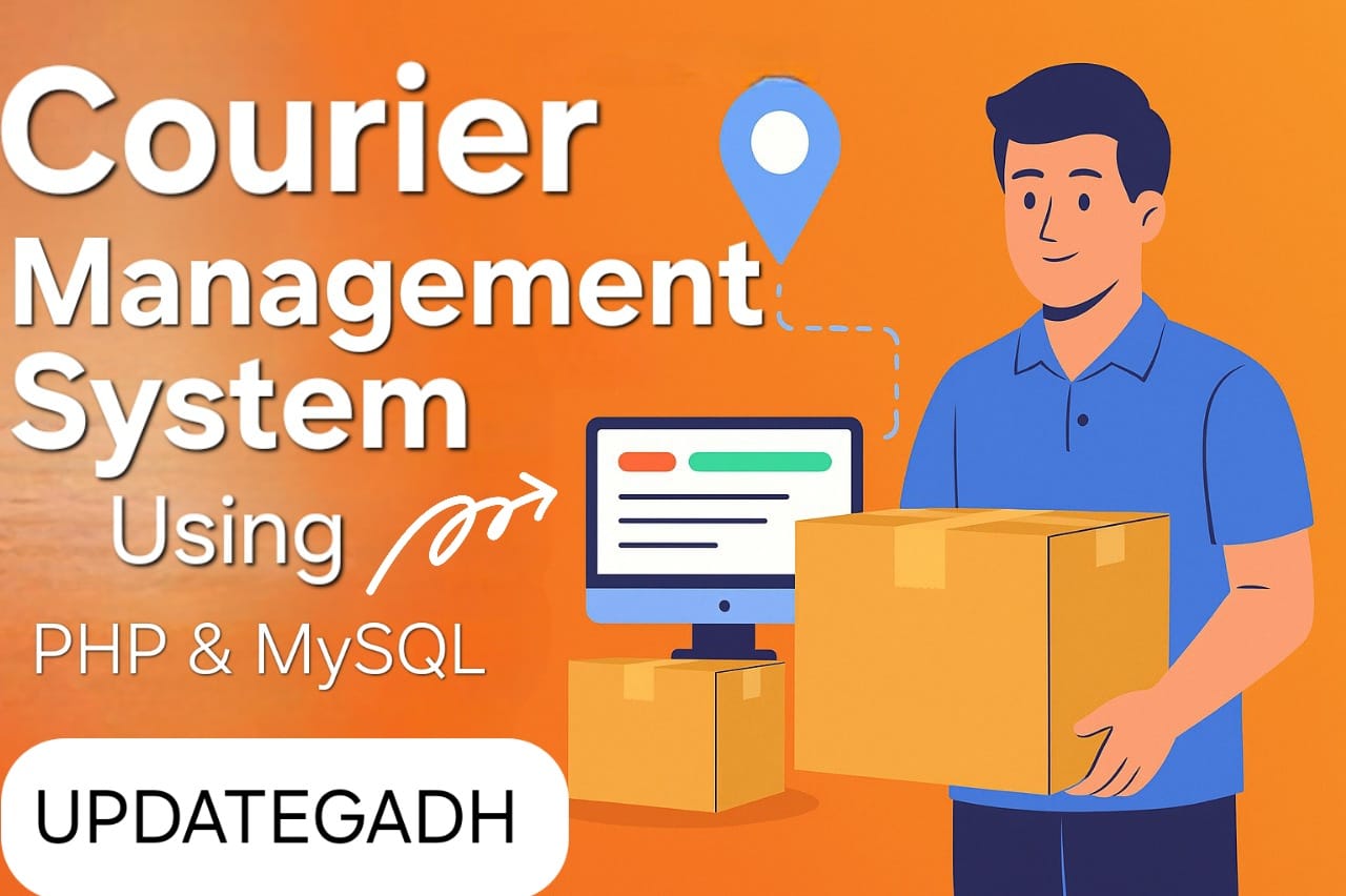 📦 Premium Courier Management System using PHP & MySQL