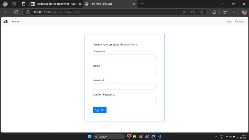 Screenshot-2025-04-04-114406-1024x576 ✅ Free Django Poll App with Source Code – Full-Featured Voting System in Django