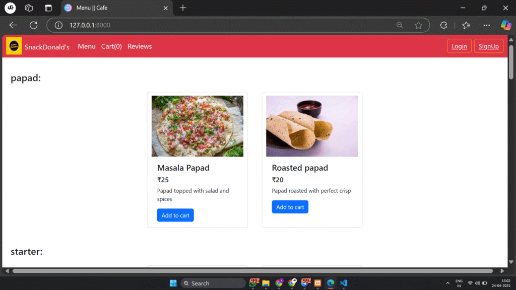 Screenshot-2025-04-24-150215-1024x576 🧾 Best Food Ordering System Using QR Code – Dine-In & Takeaway (Django Project)
