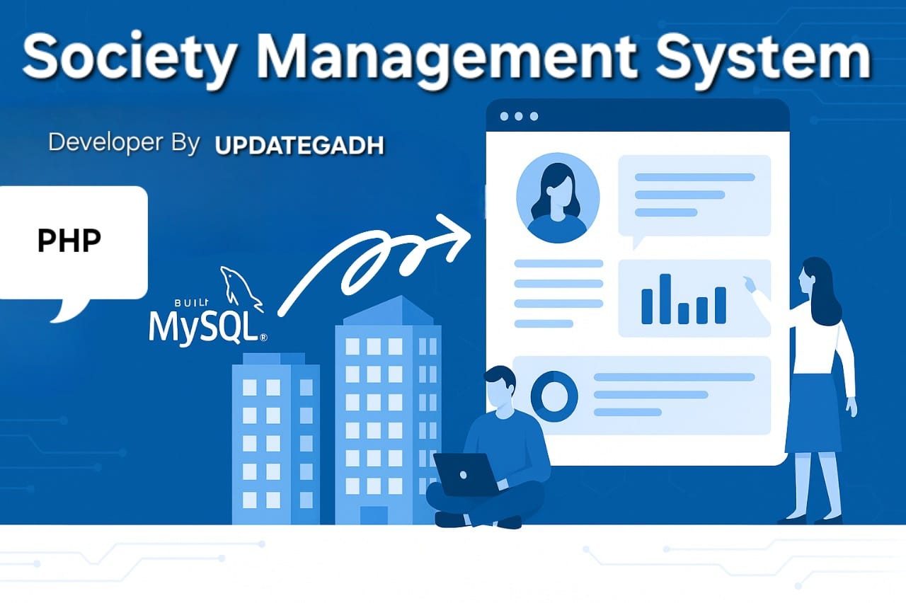 🔐 Best Society Management System in PHP MySQL with Full Admin Panel