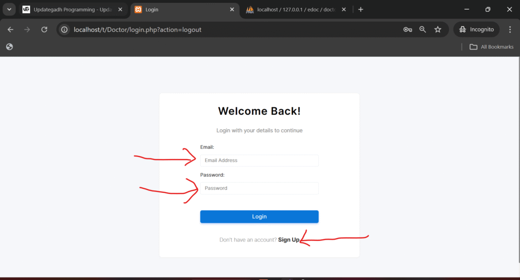 1-1024x553 Doctor Appointment Booking System Using PHP – A Complete e-Channeling Web App