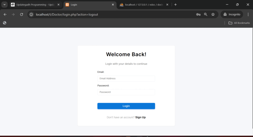 3-1024x553 Doctor Appointment Booking System Using PHP – A Complete e-Channeling Web App