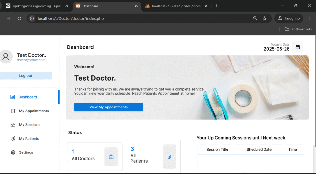 4-1024x565 Doctor Appointment Booking System Using PHP – A Complete e-Channeling Web App