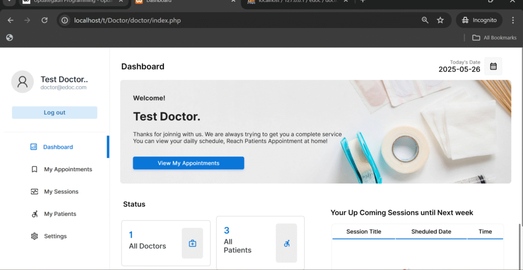 5-1024x530 Doctor Appointment Booking System Using PHP – A Complete e-Channeling Web App