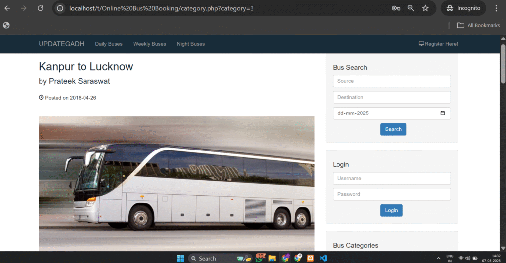 Screenshot-2025-05-07-143234-1024x533 Online Bus Booking System in PHP MySQL with Source Code – Developed by UPDATEGADH