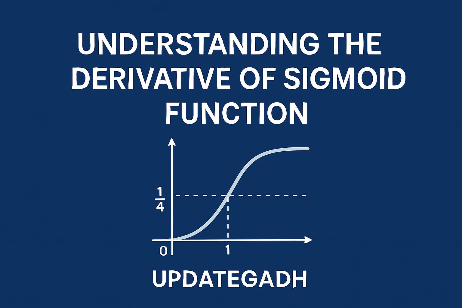 Understanding the Derivative of Sigmoid Function
