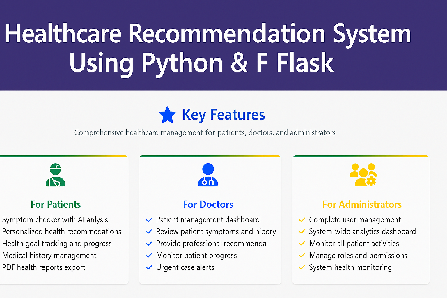 Healthcare Recommendation System Using Python