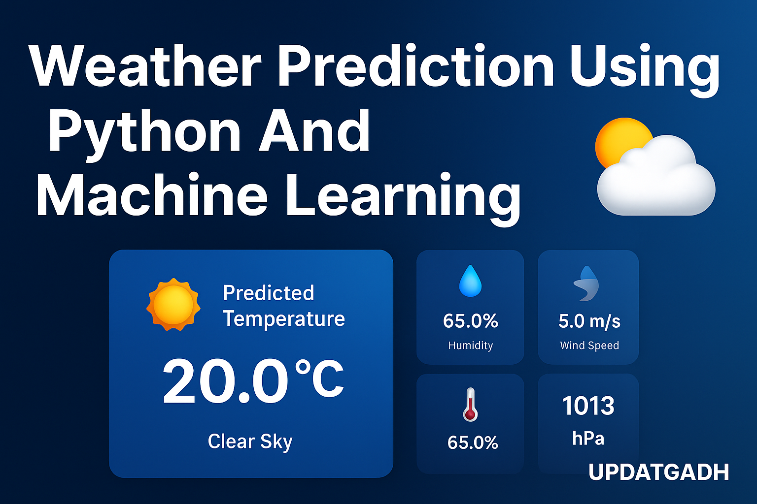 Weather Prediction Using Python And Machine Learning
