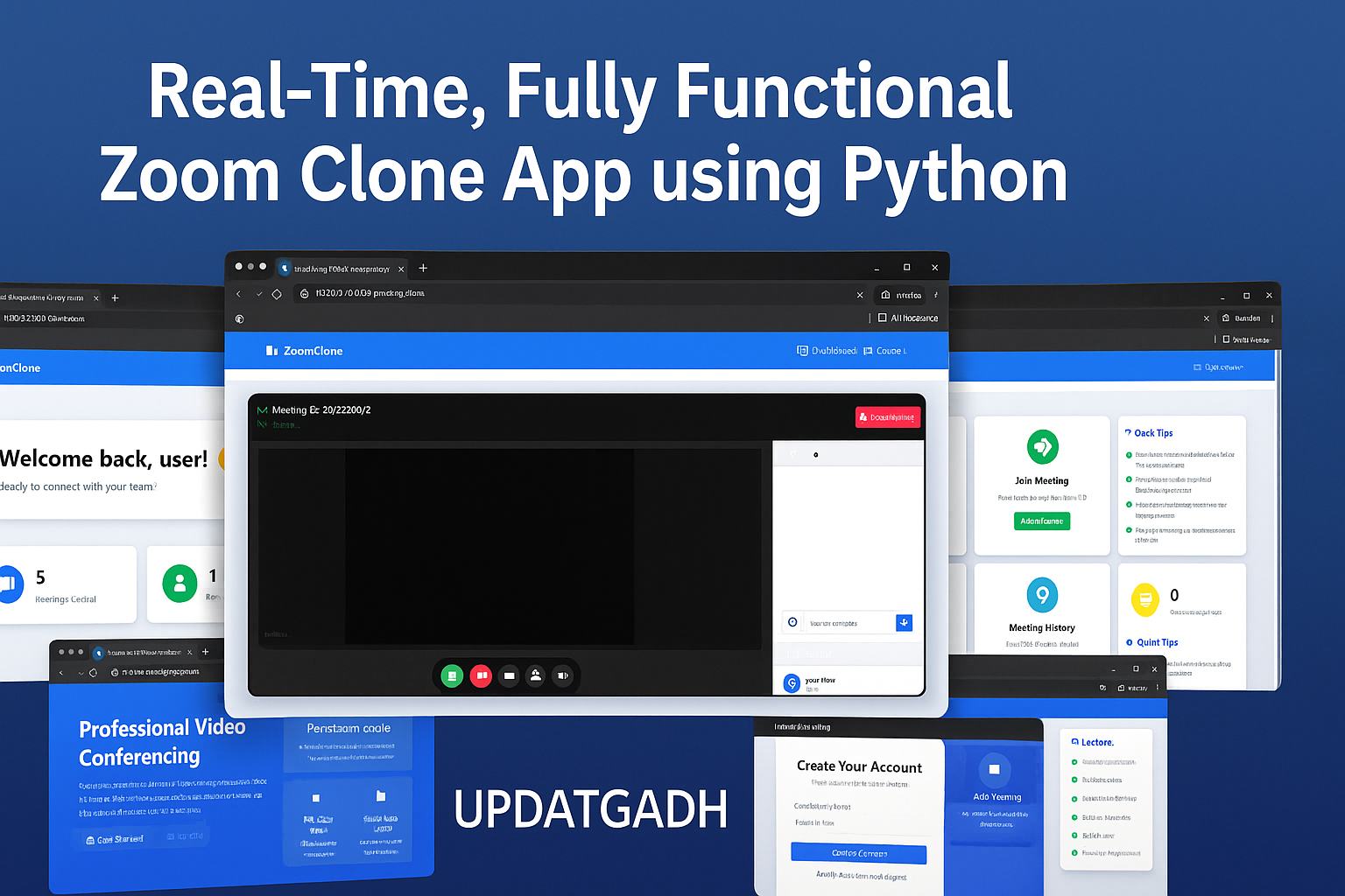 Zoom Clone App using Python