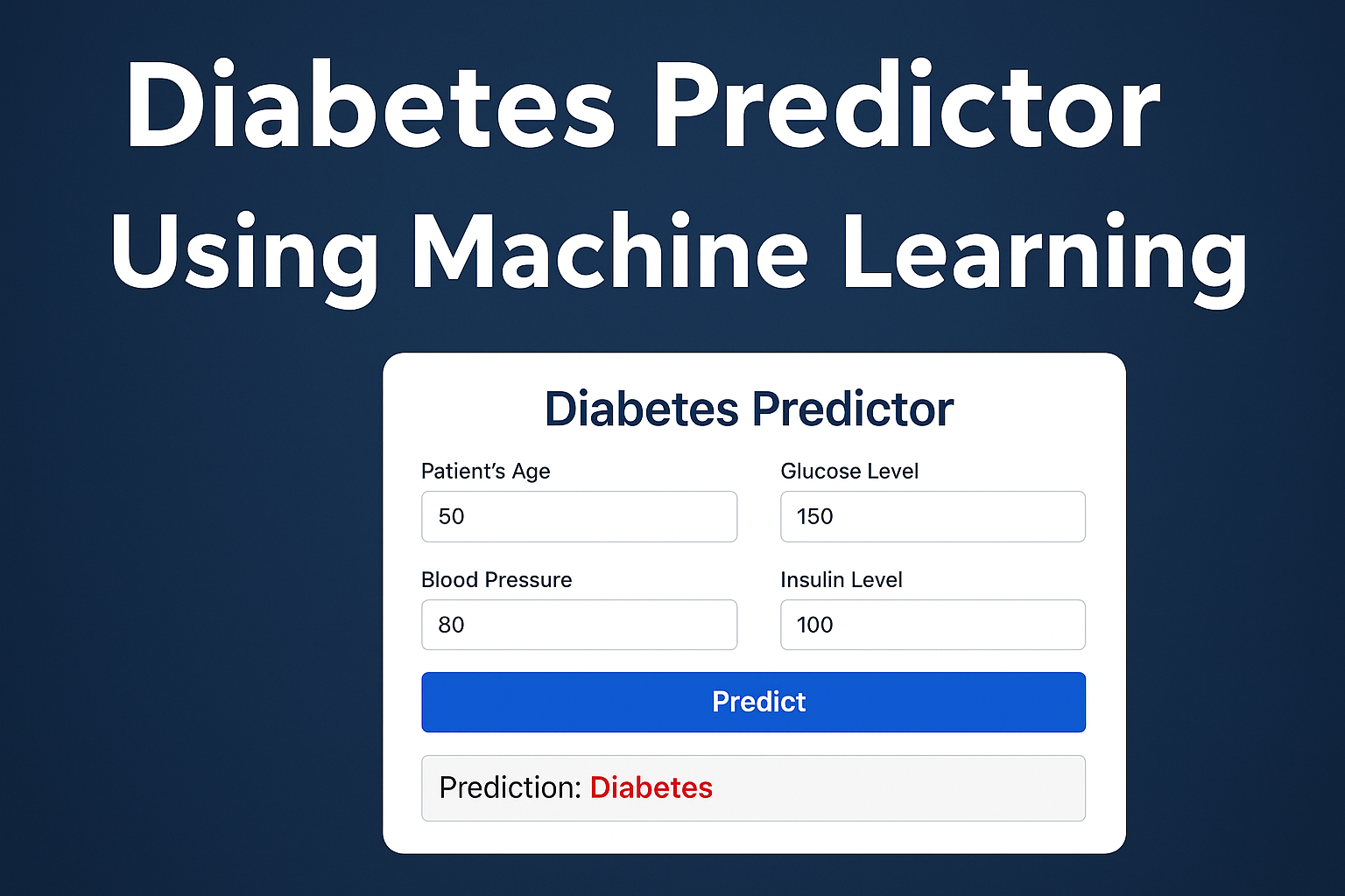Diabetes Prediction