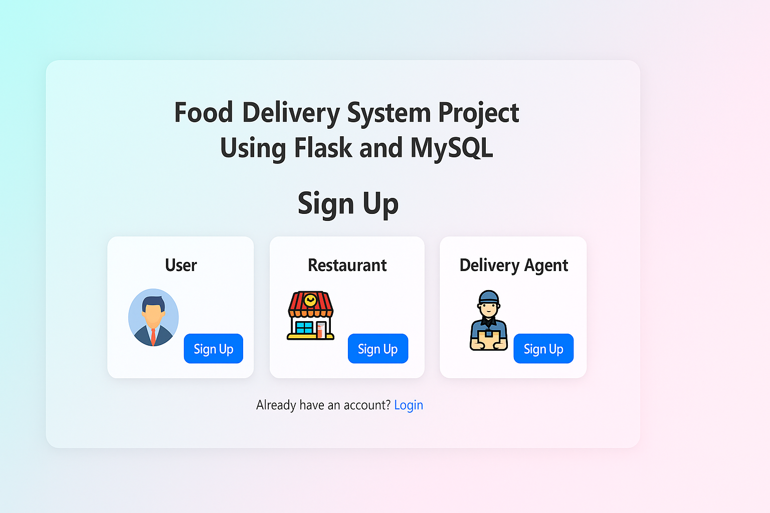 Food Delivery System