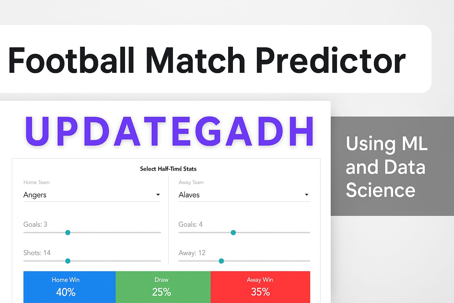 Football Match Predictor Using Machine Learning