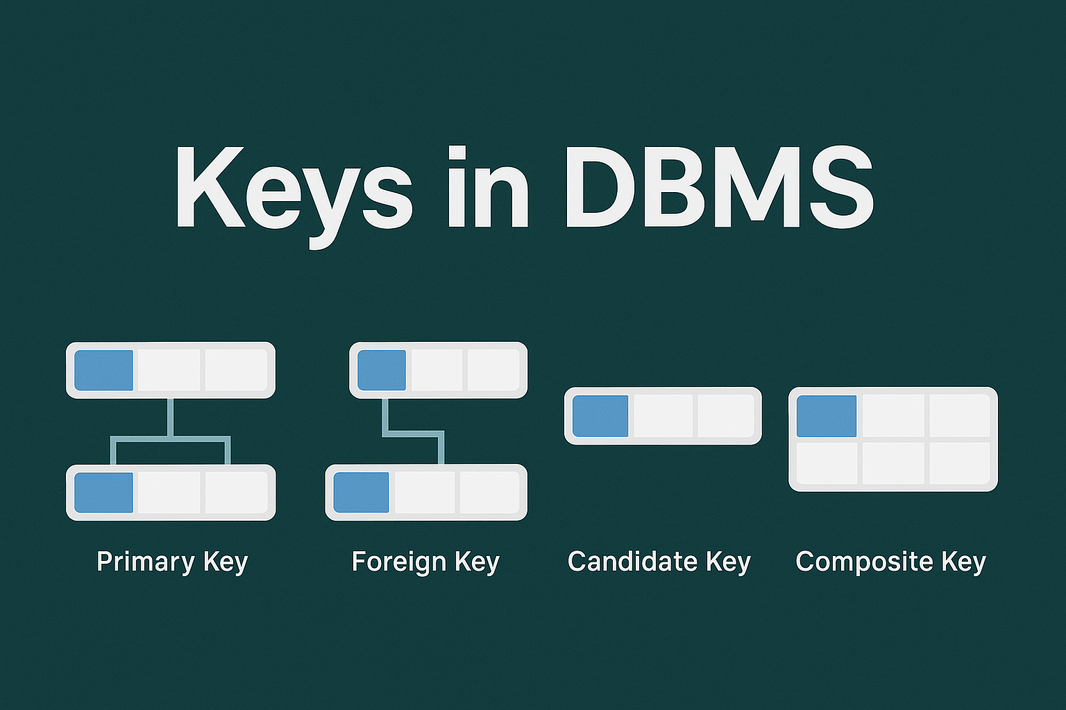 Keys in DBMS