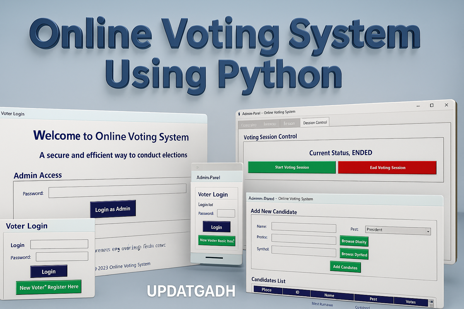 Online Voting System Using Python