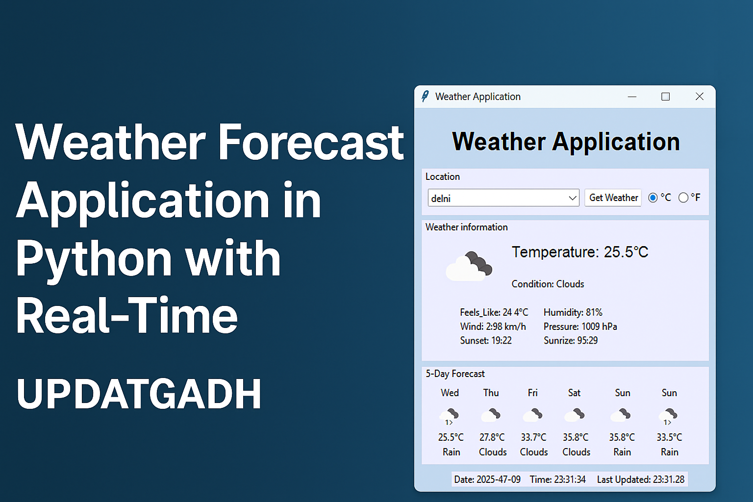 Weather Forecast Application