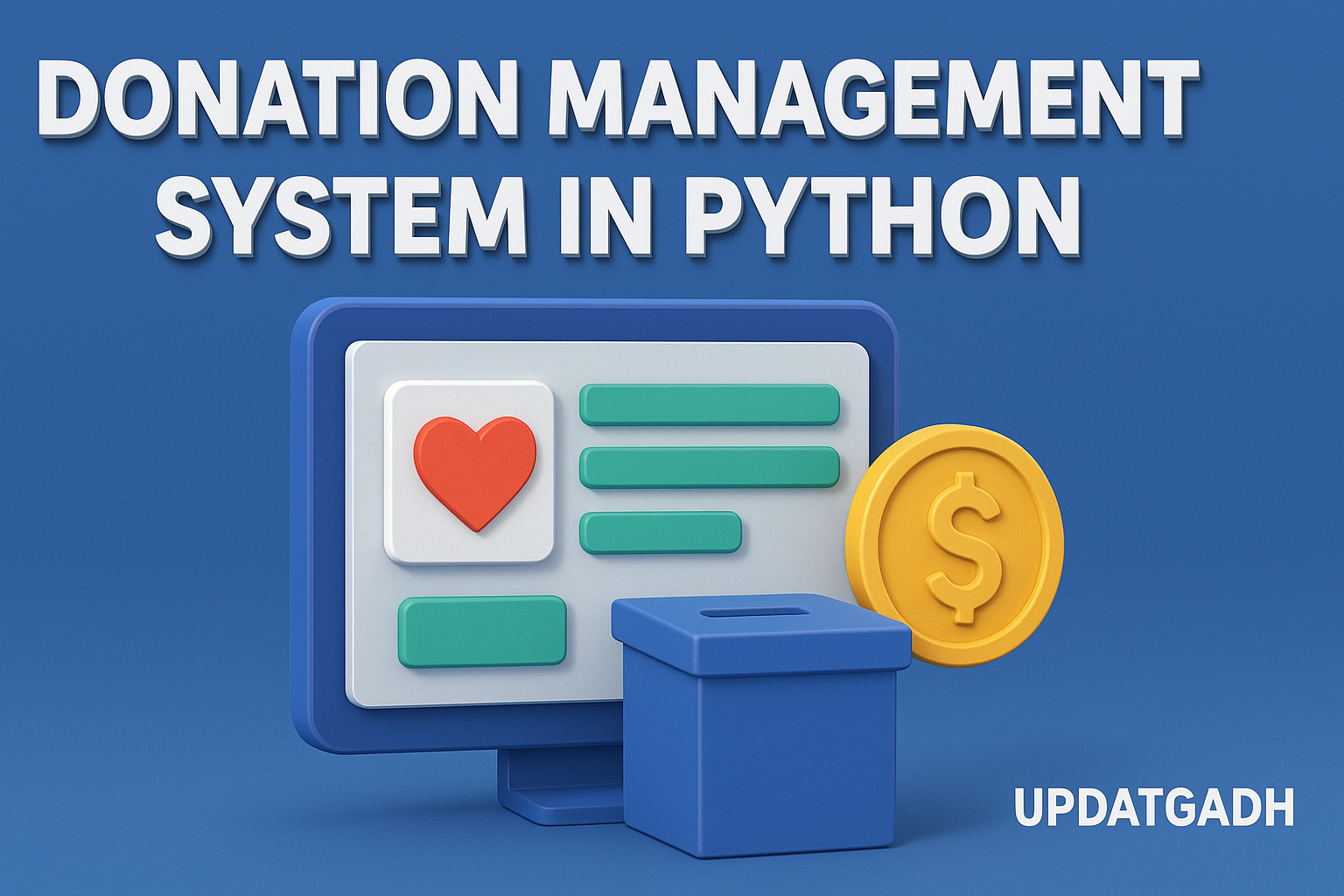 Donation Management System in Python