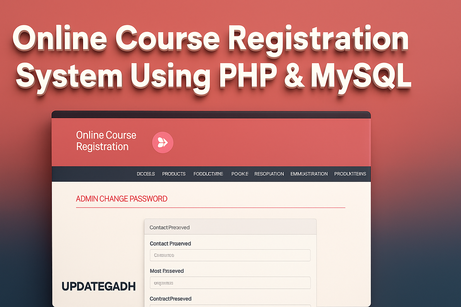 Online Course Registration System